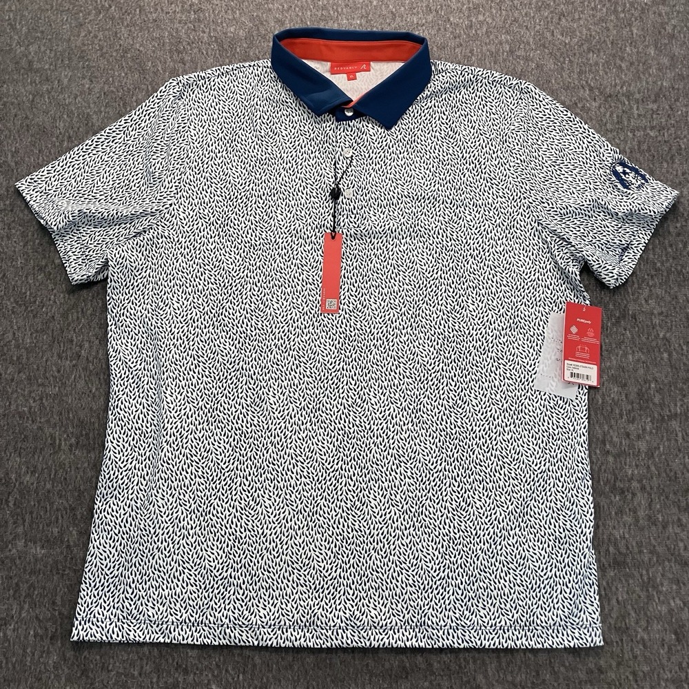 Redvanly Stearn Golf Polo Shirt Rugby Men's Size XL Admiral Blue 1898 Logo